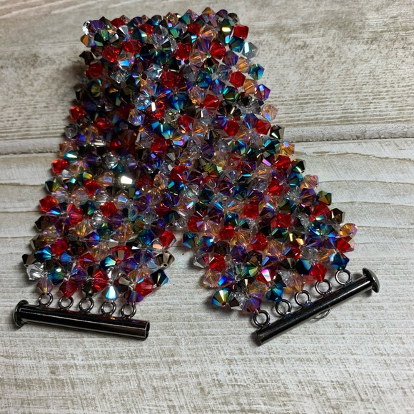 Handmade Swarovski Crystal “Rock Star” Bling Bracelet - Picture 6 of 7